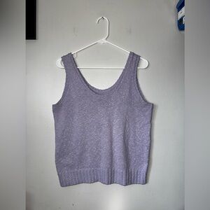 NWT LOFT Lavender Knit Tank Top
